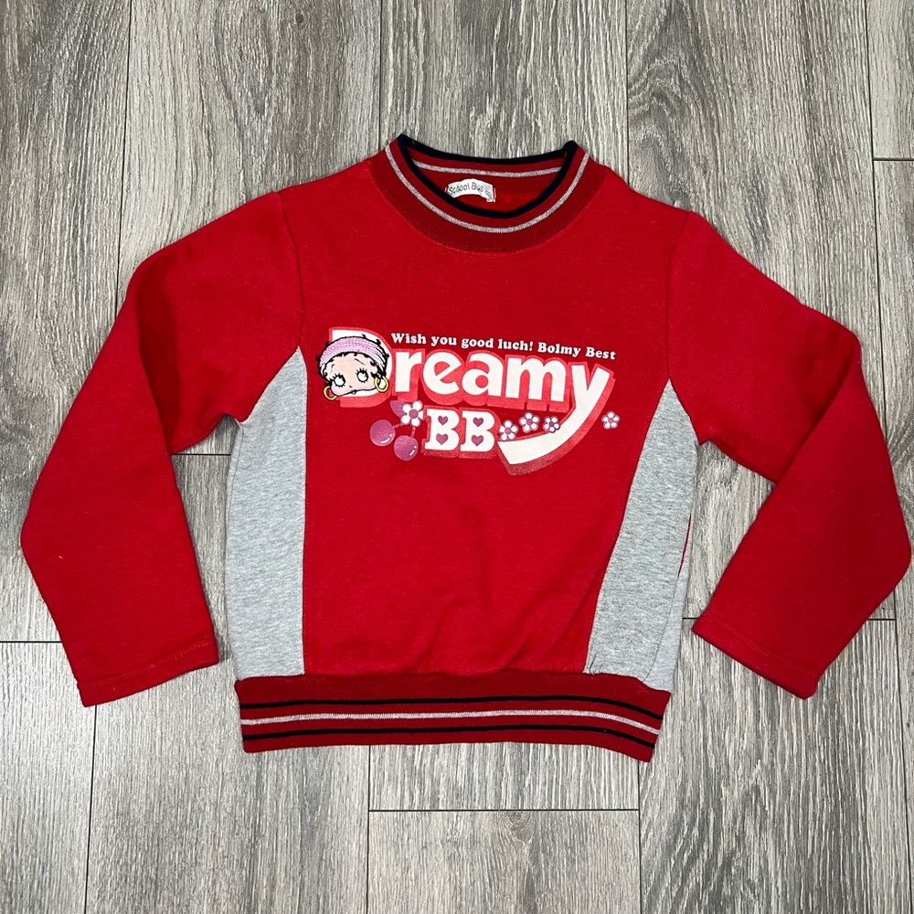 Kids Red and Gray Sweatshirt